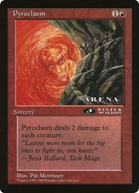 Pyroclasm (Oversized) [Oversize Cards] | Game Master's Emporium (The New GME)