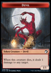 Wolf // Devil Double-Sided Token [Innistrad: Midnight Hunt Tokens] | Game Master's Emporium (The New GME)