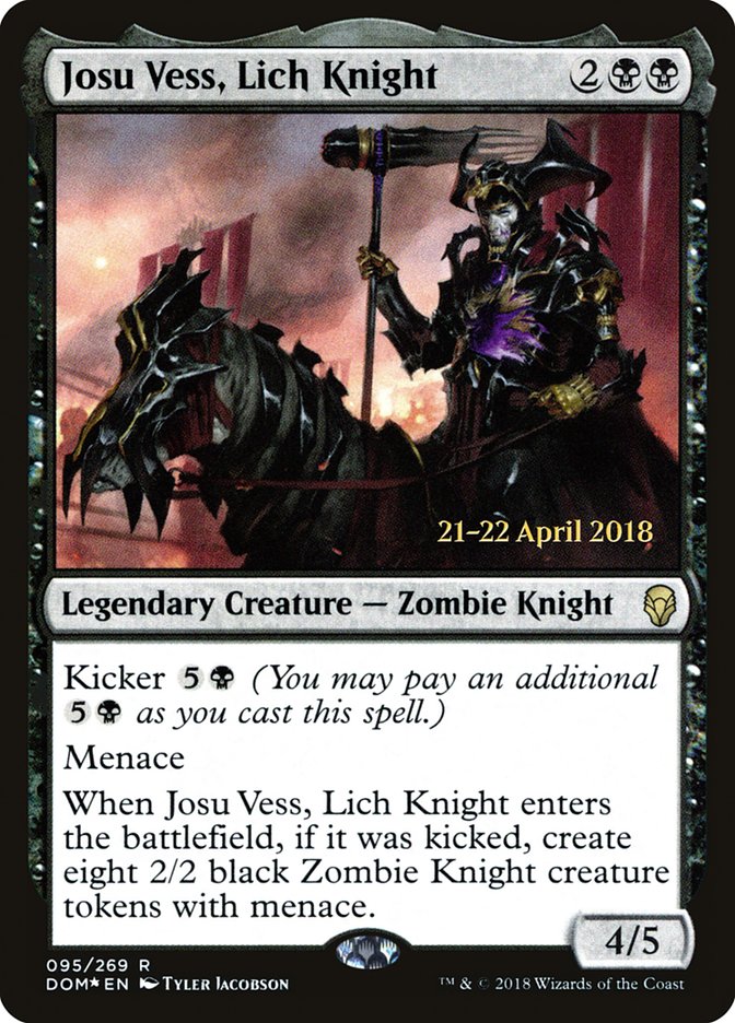 Josu Vess, Lich Knight [Dominaria Prerelease Promos] | Game Master's Emporium (The New GME)