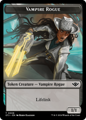 Treasure // Vampire Rogue Double-Sided Token [Outlaws of Thunder Junction Tokens] | Game Master's Emporium (The New GME)