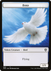 Bird // Cat Double-Sided Token [Phyrexia: All Will Be One Commander Tokens] | Game Master's Emporium (The New GME)