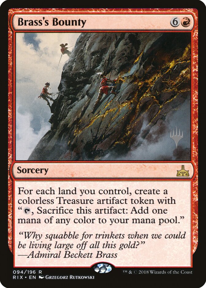 Brass's Bounty (Promo Pack) [Rivals of Ixalan Promos] | Game Master's Emporium (The New GME)