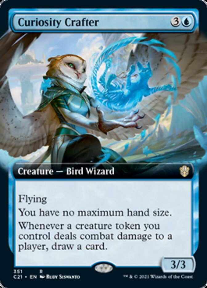 Curiosity Crafter (Extended Art) [Commander 2021] | Game Master's Emporium (The New GME)