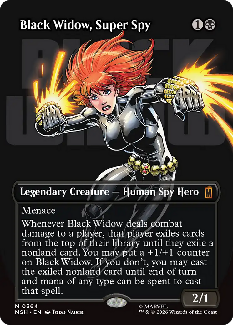 Black Widow, Super Spy (Borderless) (0364) [Marvel Super Heroes] | Game Master's Emporium (The New GME)
