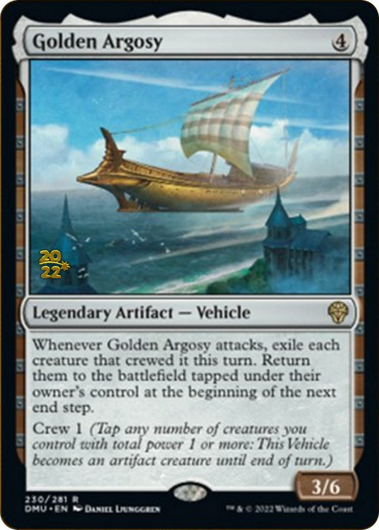 Golden Argosy [Dominaria United Prerelease Promos] | Game Master's Emporium (The New GME)