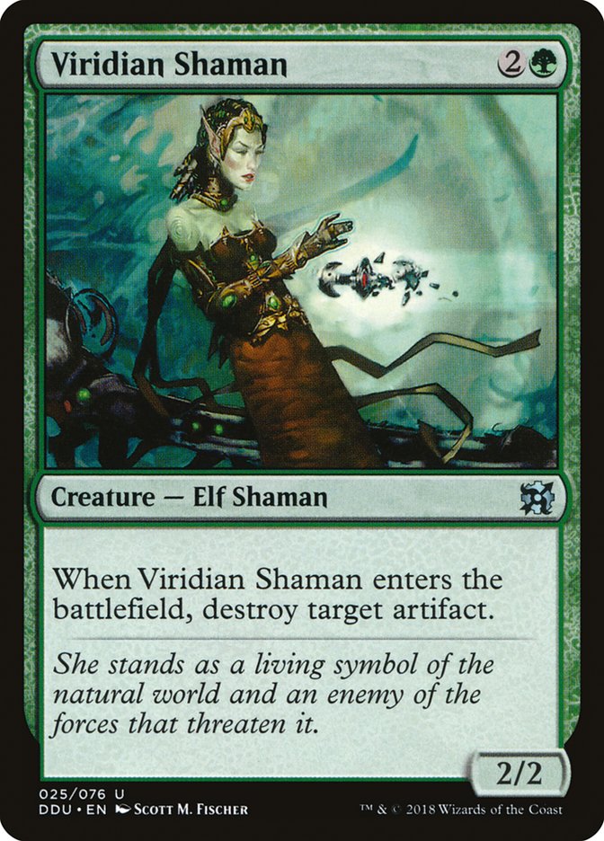 Viridian Shaman [Duel Decks: Elves vs. Inventors] | Game Master's Emporium (The New GME)