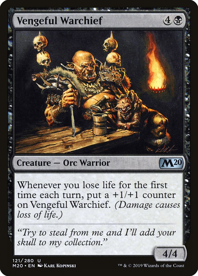 Vengeful Warchief [Core Set 2020] | Game Master's Emporium (The New GME)
