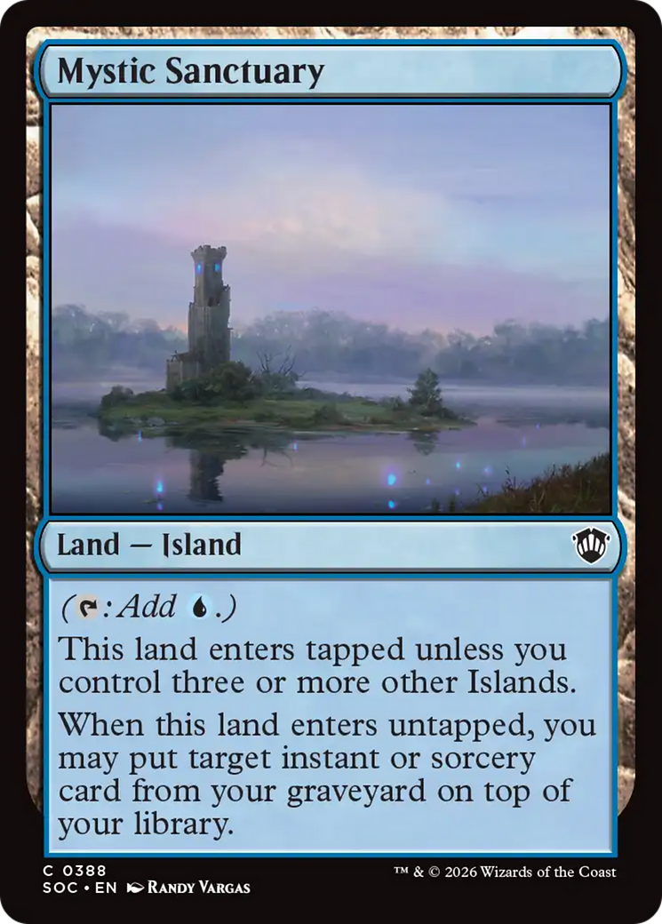 Mystic Sanctuary [Secrets of Strixhaven Commander] | Game Master's Emporium (The New GME)