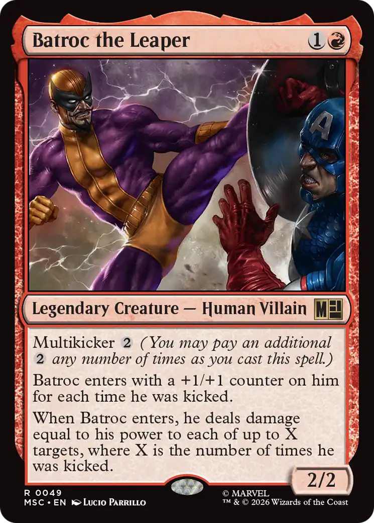 Batroc the Leaper (Surge Foil) [Marvel Super Heroes Commander] | Game Master's Emporium (The New GME)