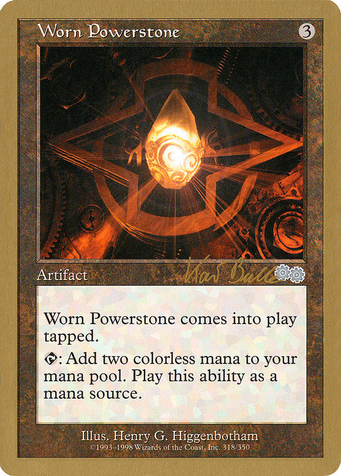 Worn Powerstone (Kai Budde) [World Championship Decks 1999] | Game Master's Emporium (The New GME)