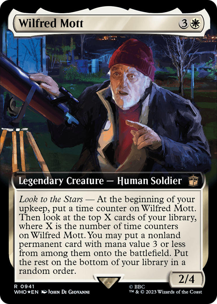 Wilfred Mott (Extended Art) (Surge Foil) [Doctor Who] | Game Master's Emporium (The New GME)