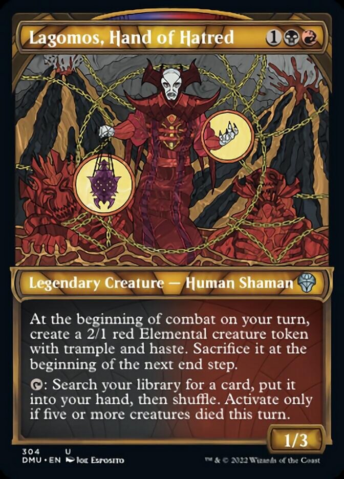 Lagomos, Hand of Hatred (Showcase) [Dominaria United] | Game Master's Emporium (The New GME)