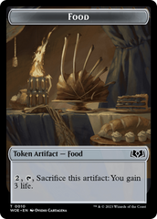 Bird // Food (0010) Double-Sided Token [Wilds of Eldraine Tokens] | Game Master's Emporium (The New GME)