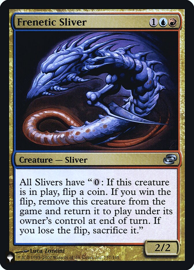 Frenetic Sliver [Secret Lair: Heads I Win, Tails You Lose] | Game Master's Emporium (The New GME)
