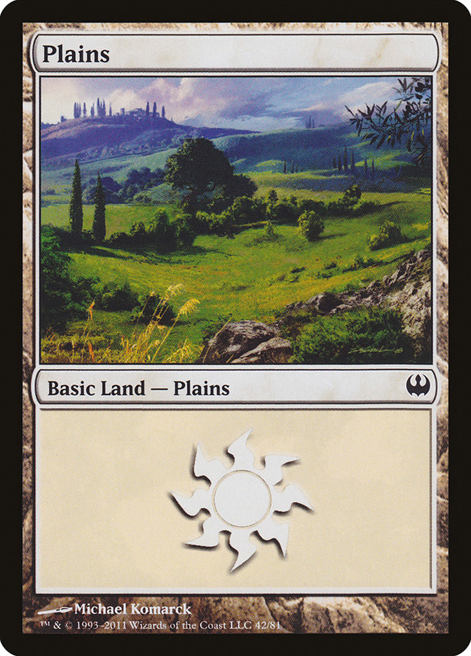 Plains (42) [Duel Decks: Knights vs. Dragons] | Game Master's Emporium (The New GME)