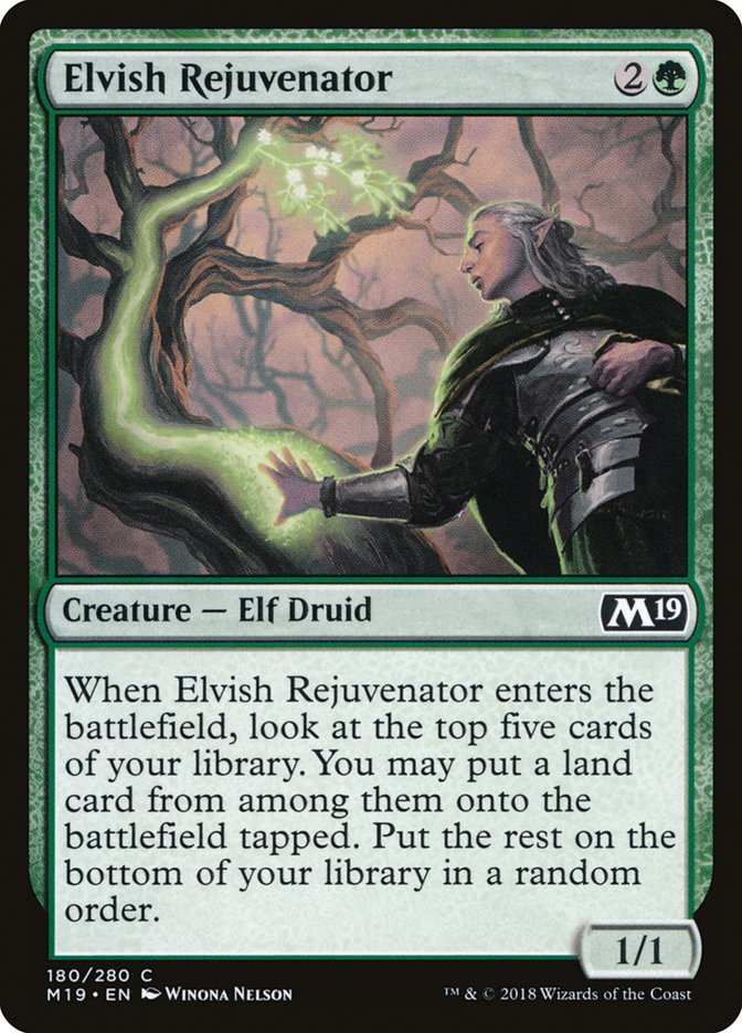 Elvish Rejuvenator [Core Set 2019] | Game Master's Emporium (The New GME)
