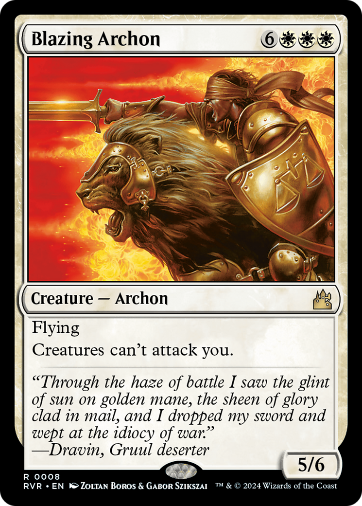 Blazing Archon [Ravnica Remastered] | Game Master's Emporium (The New GME)