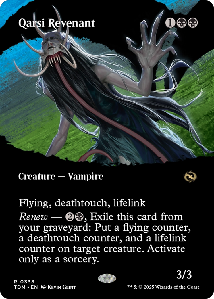 Qarsi Revenant (Borderless) [Tarkir: Dragonstorm] | Game Master's Emporium (The New GME)