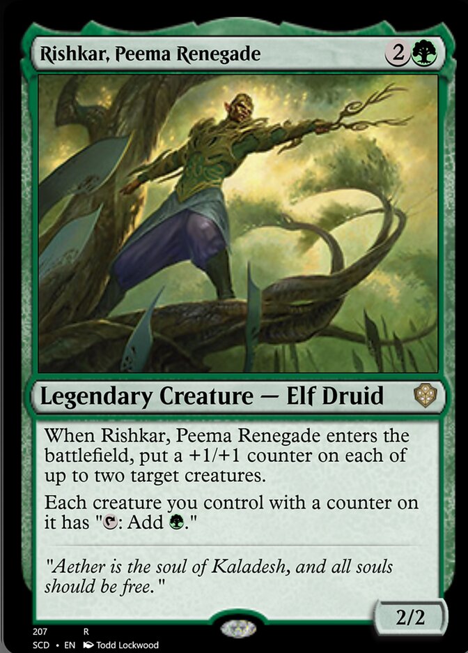 Rishkar, Peema Renegade [Starter Commander Decks] | Game Master's Emporium (The New GME)