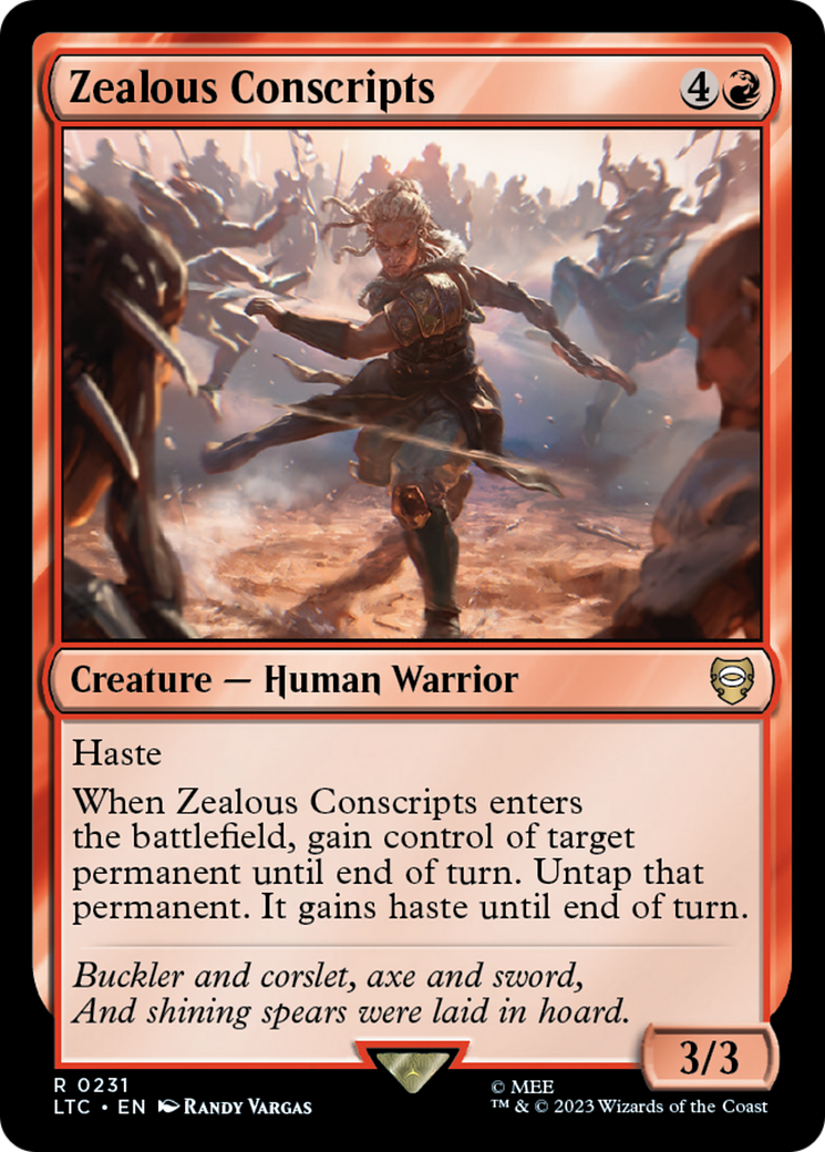 Zealous Conscripts [The Lord of the Rings: Tales of Middle-Earth Commander] | Game Master's Emporium (The New GME)
