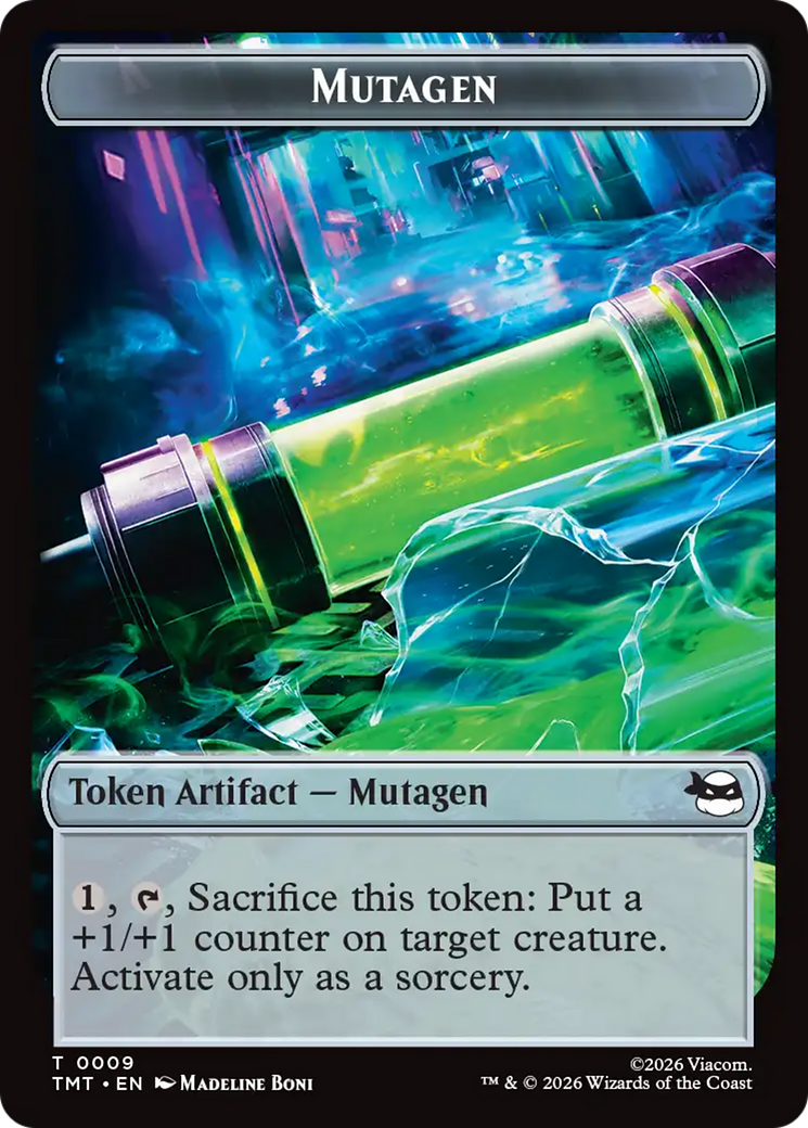 Robot // Mutagen Double-Sided Token [Teenage Mutant Ninja Turtles Tokens] | Game Master's Emporium (The New GME)