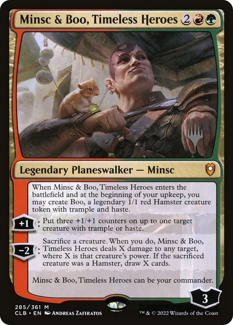 Minsc & Boo, Timeless Heroes (Promo Pack) [The Lost Caverns of Ixalan Promos] | Game Master's Emporium (The New GME)