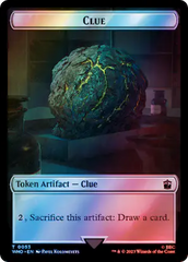 Horse // Clue (0053) Double-Sided Token (Surge Foil) [Doctor Who Tokens] | Game Master's Emporium (The New GME)