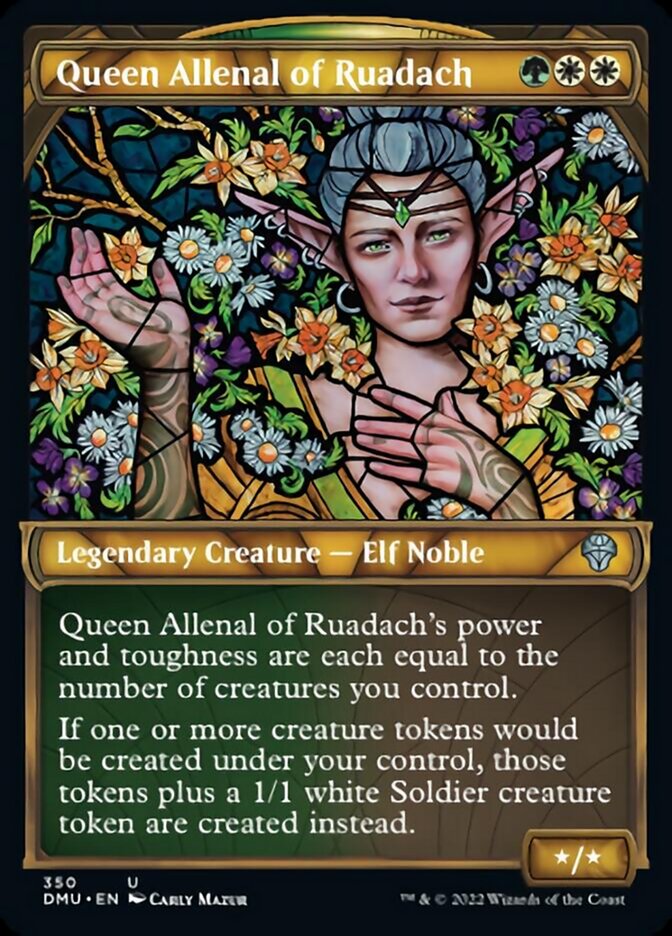 Queen Allenal of Ruadach (Showcase Textured) [Dominaria United] | Game Master's Emporium (The New GME)