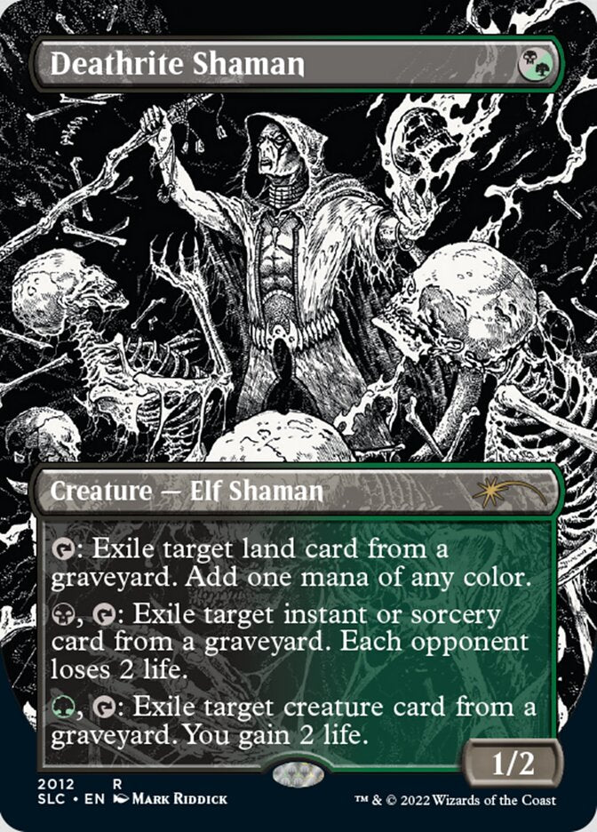 Deathrite Shaman (Borderless) [Secret Lair Countdown Kit] | Game Master's Emporium (The New GME)