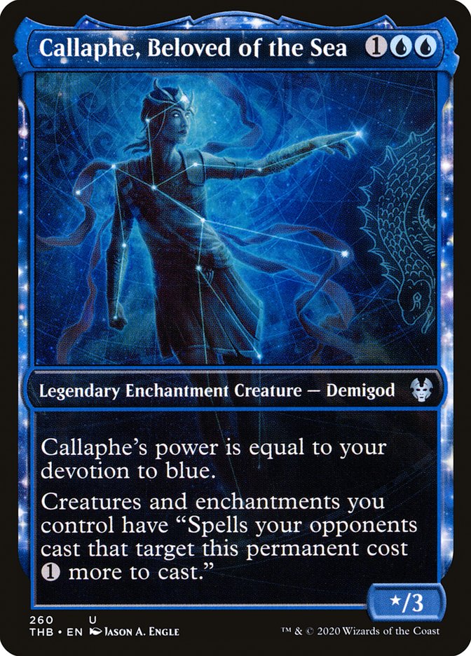 Callaphe, Beloved of the Sea (Showcase) [Theros Beyond Death] | Game Master's Emporium (The New GME)