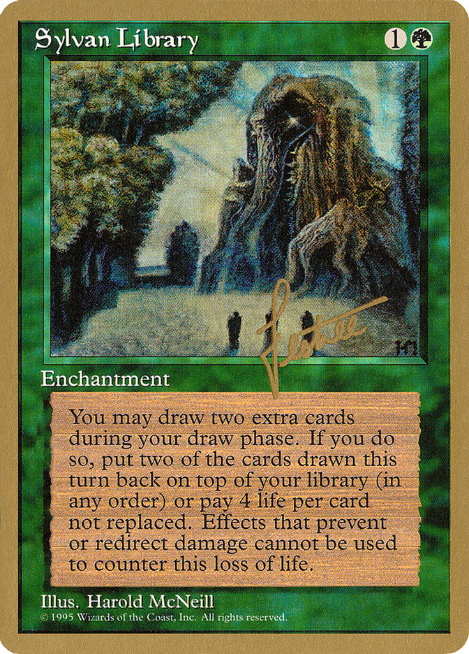 Sylvan Library (Bertrand Lestree) [Pro Tour Collector Set] | Game Master's Emporium (The New GME)