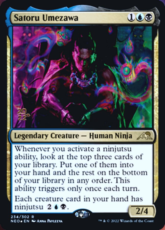 Satoru Umezawa [Kamigawa: Neon Dynasty Prerelease Promos] | Game Master's Emporium (The New GME)