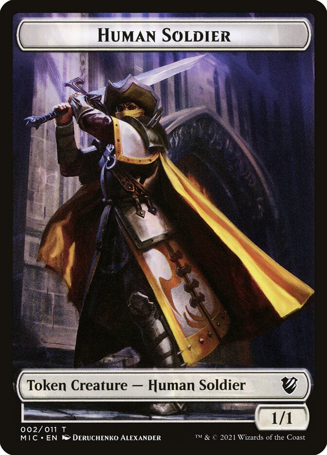 Angel // Human Soldier Double-Sided Token [Double Masters Tokens] | Game Master's Emporium (The New GME)