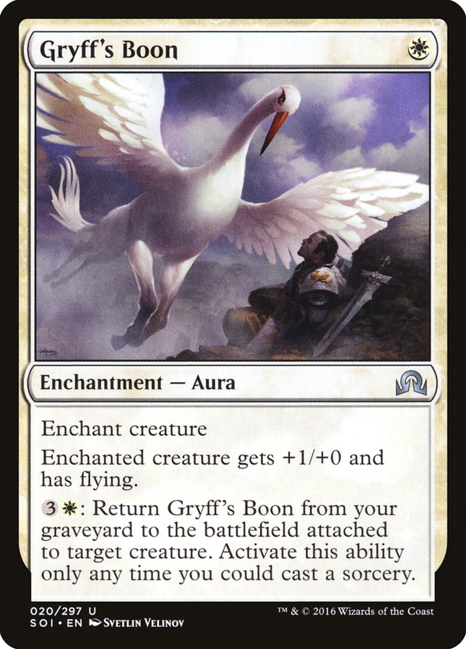 Gryff's Boon [Shadows over Innistrad] | Game Master's Emporium (The New GME)
