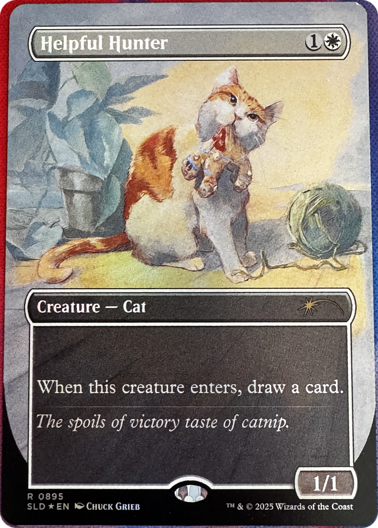 Helpful Hunter (0895) (Rainbow Foil) [Secret Lair Drop Series] | Game Master's Emporium (The New GME)