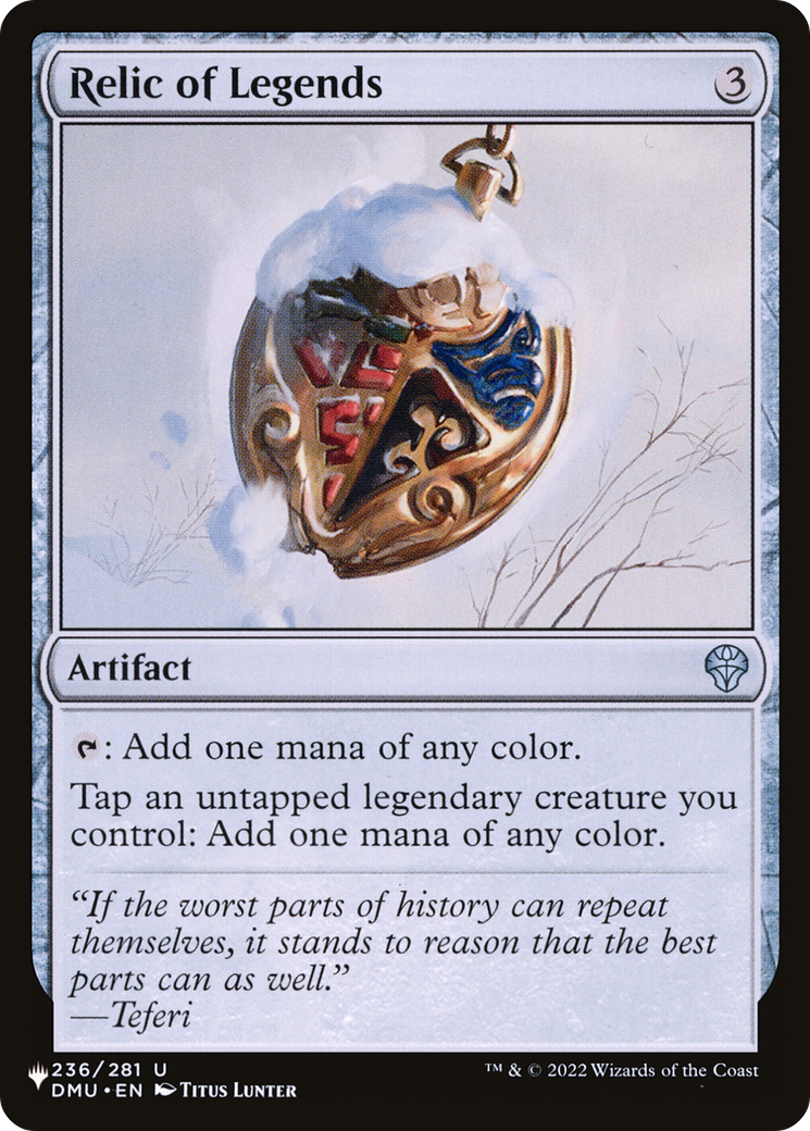 Relic of Legends [The List] | Game Master's Emporium (The New GME)