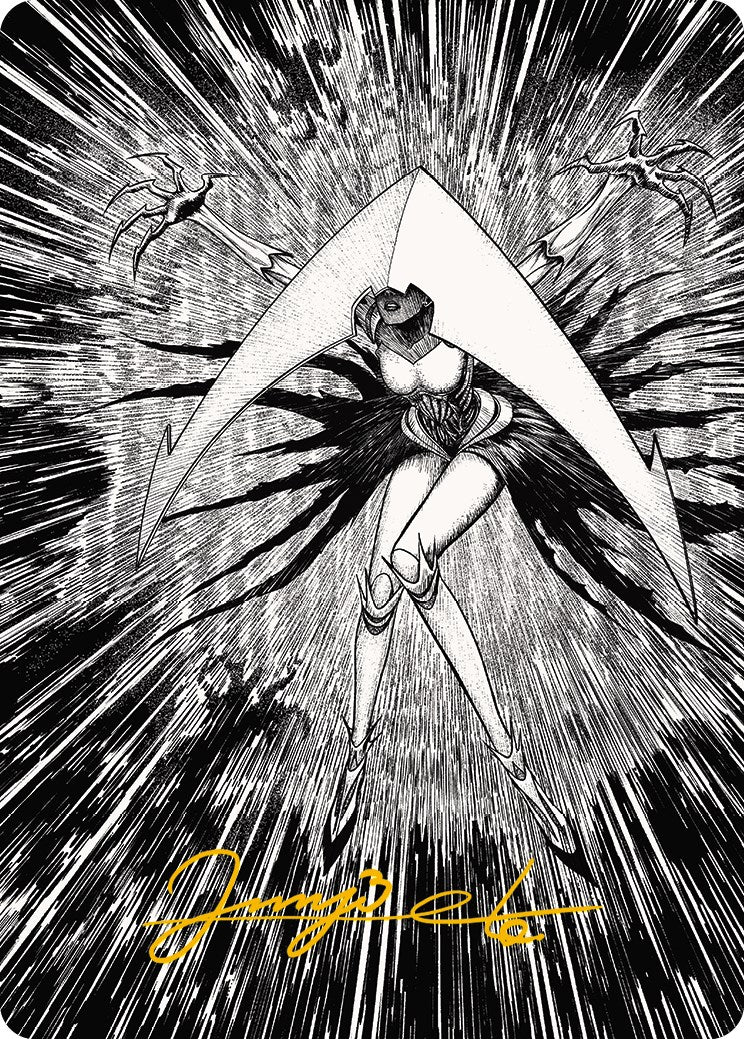 Elesh Norn, Mother of Machines 2 Art Card (Gold-Stamped Signature) [Phyrexia: All Will Be One Art Series] | Game Master's Emporium (The New GME)