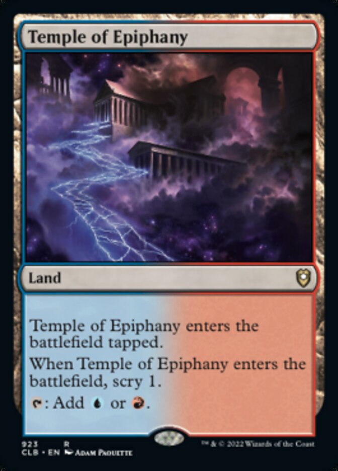 Temple of Epiphany [Commander Legends: Battle for Baldur's Gate] | Game Master's Emporium (The New GME)