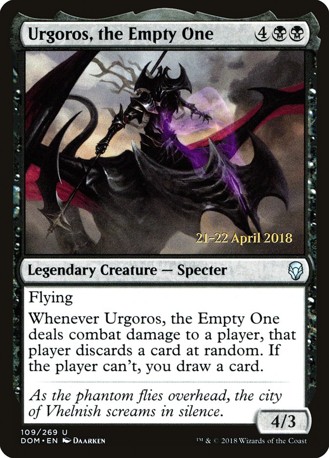 Urgoros, the Empty One [Dominaria Prerelease Promos] | Game Master's Emporium (The New GME)