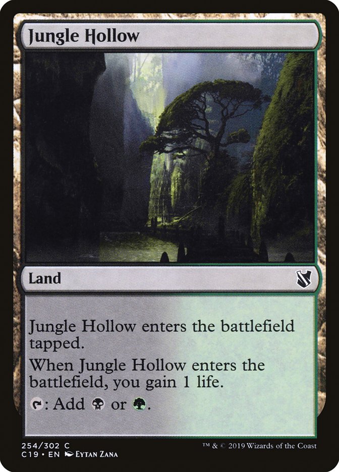Jungle Hollow [Commander 2019] | Game Master's Emporium (The New GME)