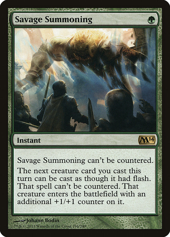 Savage Summoning [Magic 2014] | Game Master's Emporium (The New GME)