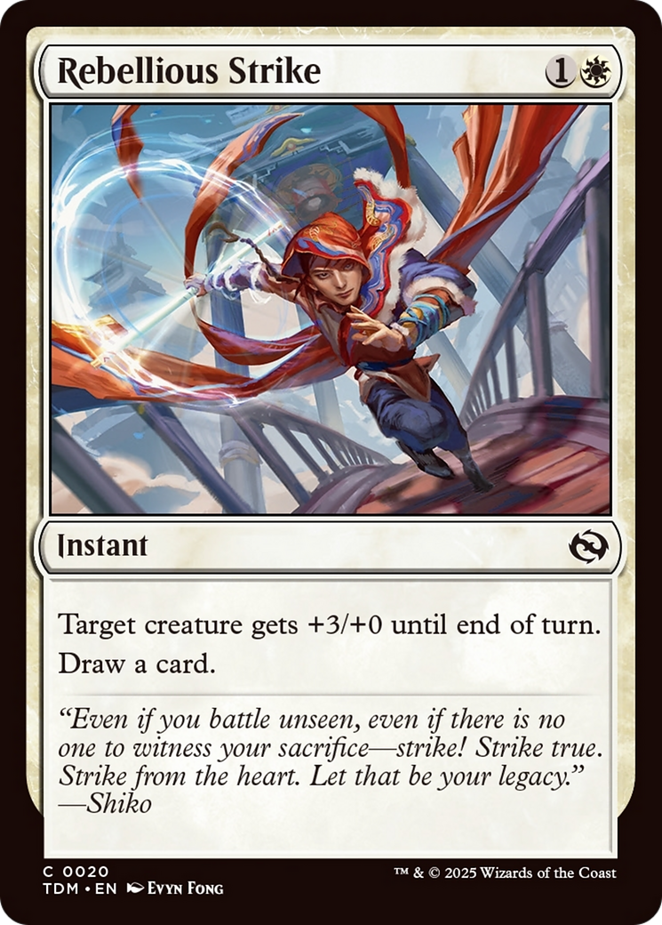 Rebellious Strike [Tarkir: Dragonstorm] | Game Master's Emporium (The New GME)