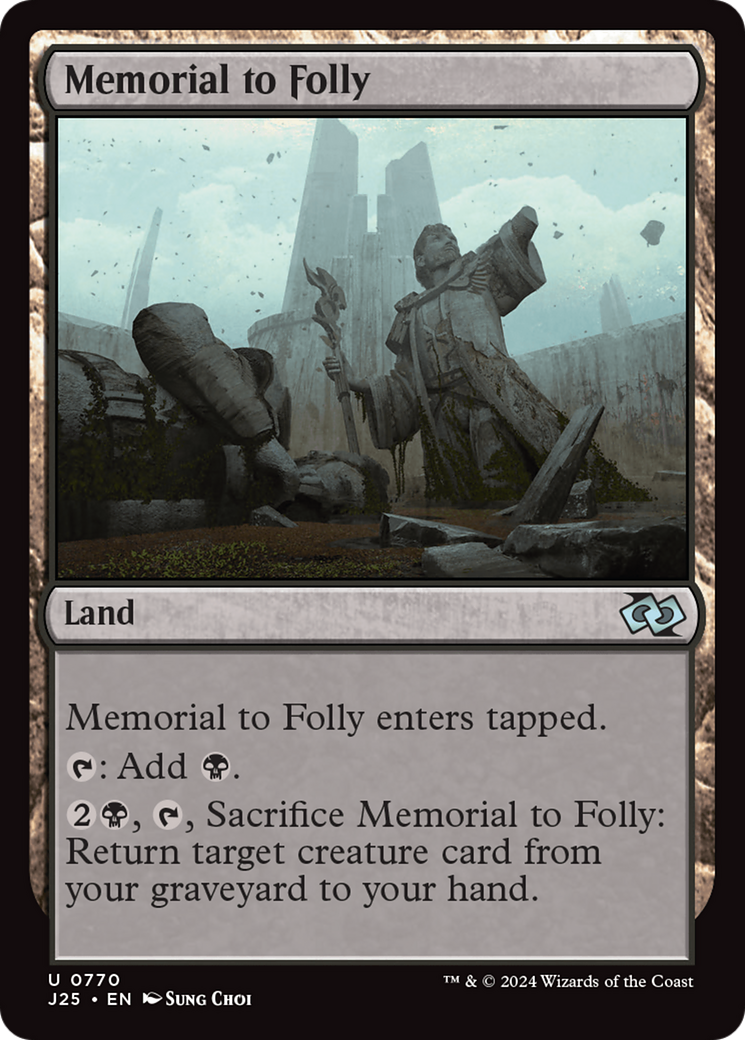 Memorial to Folly [Foundations Jumpstart] | Game Master's Emporium (The New GME)