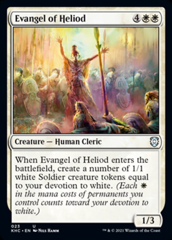 Evangel of Heliod [Kaldheim Commander] | Game Master's Emporium (The New GME)