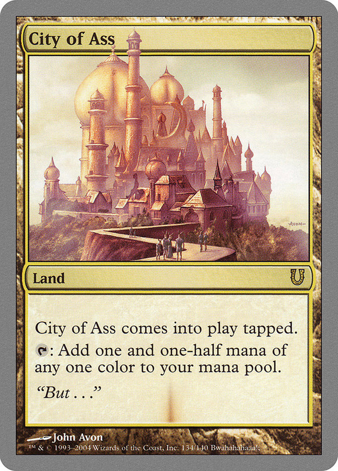 City of Ass [Unhinged] | Game Master's Emporium (The New GME)