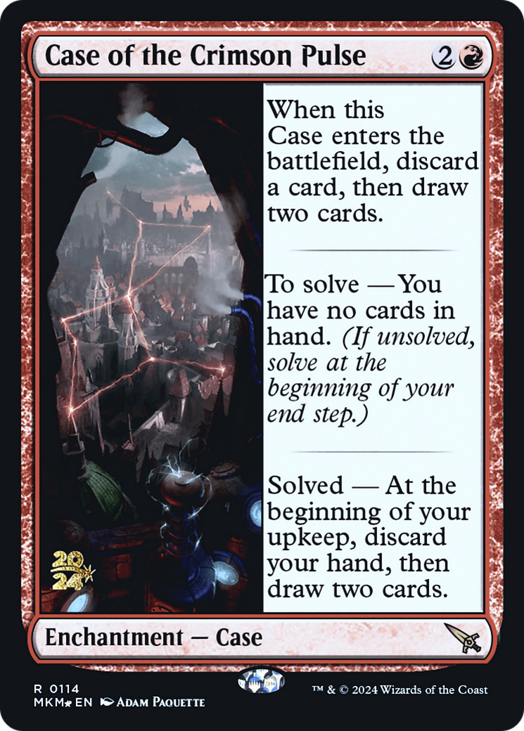 Case of the Crimson Pulse [Murders at Karlov Manor Prerelease Promos] | Game Master's Emporium (The New GME)