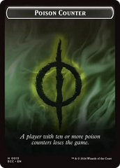 Saproling // Poison Counter Double-Sided Token [Lorwyn Eclipsed Tokens] | Game Master's Emporium (The New GME)