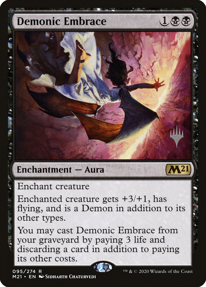 Demonic Embrace (Promo Pack) [Core Set 2021 Promos] | Game Master's Emporium (The New GME)