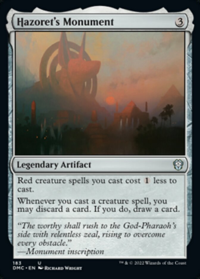 Hazoret's Monument [Dominaria United Commander] | Game Master's Emporium (The New GME)
