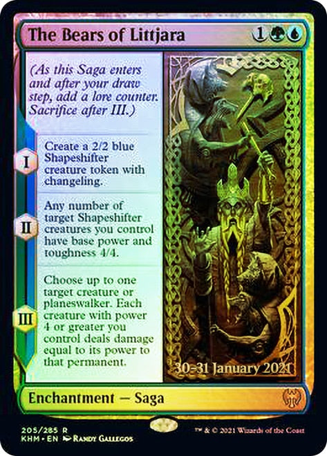 The Bears of Littjara [Kaldheim Prerelease Promos] | Game Master's Emporium (The New GME)